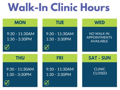 fhcp walk in clinic hours